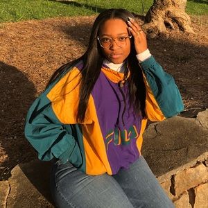 RARE Fila windbreaker